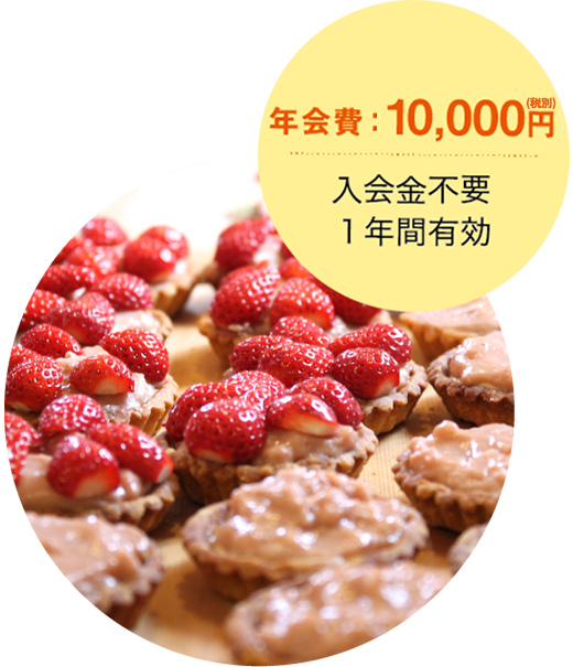 年会費10,000円 入会金不要 1年間有効